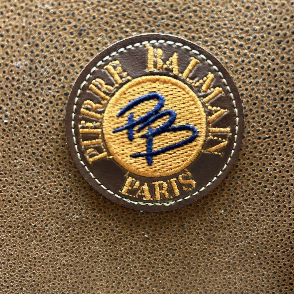 Pierre Balmain Paris Leather Portfolio Bag And Binder RARE Vintage Day Planner??